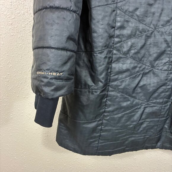 Columbia Omni-Heat Insulated Hooded Parka Black Size Medium - Picture 6 of 12